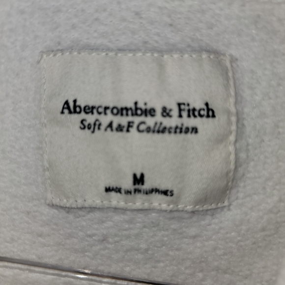 Abercrombie & Fitch White Crewneck Sweatshirt - Picture 3 of 5